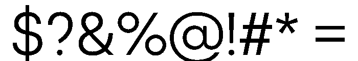 Cosmica Regular Font OTHER CHARS
