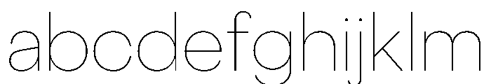 Cosmica Thin FONT