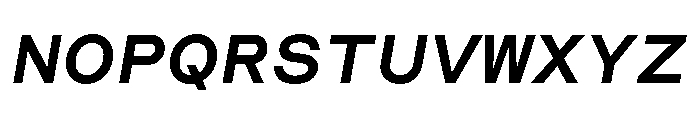 CosmicaMono BoldItalic Font UPPERCASE