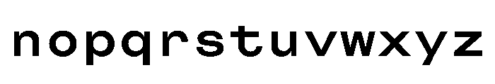 CosmicaMono Bold Font LOWERCASE