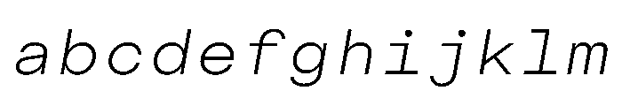 CosmicaMono BookItalic FONT