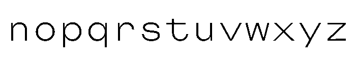 CosmicaMono Book Font LOWERCASE