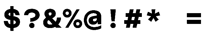 CosmicaMono Extrabold Font OTHER CHARS