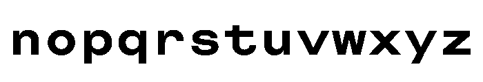 CosmicaMono Extrabold Font LOWERCASE