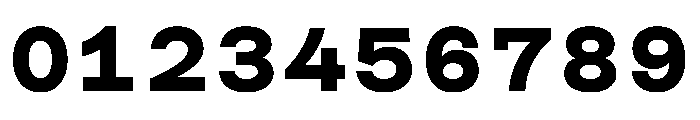 CosmicaMono Heavy Font OTHER CHARS