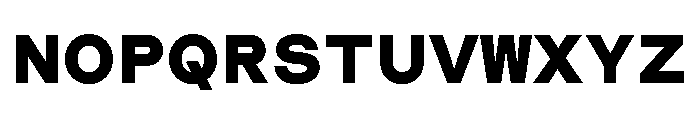 CosmicaMono Heavy Font UPPERCASE