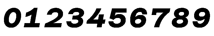 CosmicaMono HeavyItalic Font OTHER CHARS