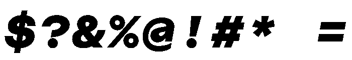 CosmicaMono HeavyItalic Font OTHER CHARS