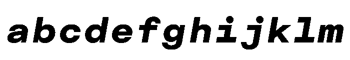 CosmicaMono HeavyItalic FONT