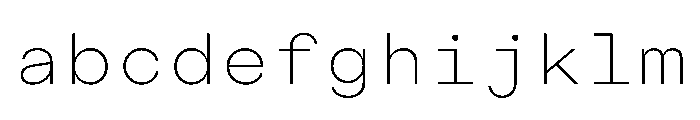 CosmicaMono Light FONT