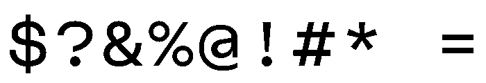 CosmicaMono Medium Font OTHER CHARS