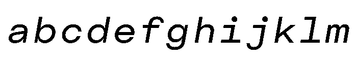 CosmicaMono MediumItalic FONT
