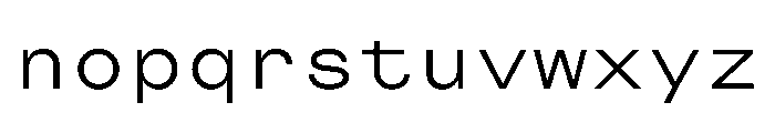 CosmicaMono Regular Font LOWERCASE