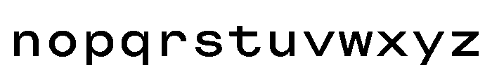 CosmicaMono Semibold Font LOWERCASE