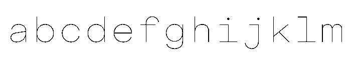 CosmicaMono Thin FONT