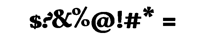 Cosmodoxia Black Instance Font OTHER CHARS