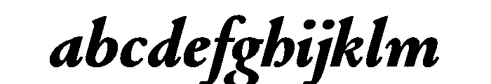 Cosmodoxia BlackItalic Instance FONT