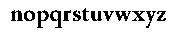 Cosmodoxia Bold Instance Font LOWERCASE