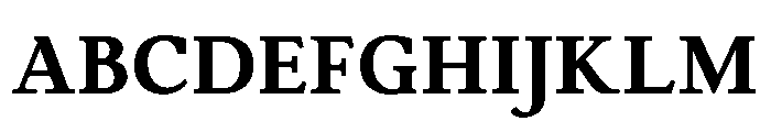 Cosmodoxia Extrabold Instance Font UPPERCASE