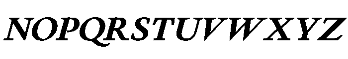Cosmodoxia ExtraboldItalic Instance Font UPPERCASE