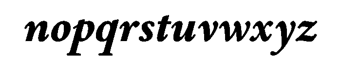 Cosmodoxia ExtraboldItalic Instance Font LOWERCASE