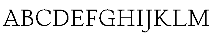 Cosmodoxia Extralight Instance Font UPPERCASE