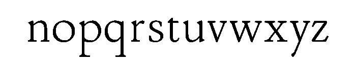 Cosmodoxia Extralight Instance Font LOWERCASE