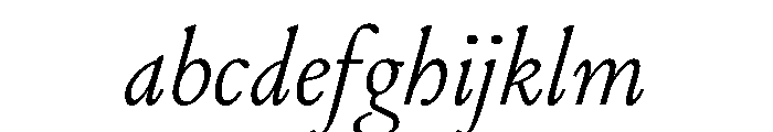 Cosmodoxia ExtralightItalic Instance FONT