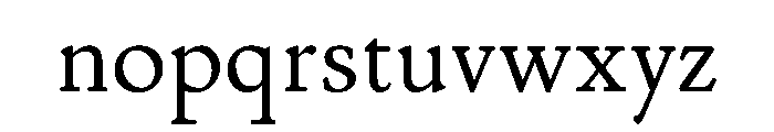 Cosmodoxia Light Instance Font LOWERCASE