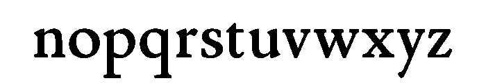 Cosmodoxia Medium Instance Font LOWERCASE