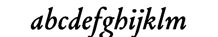 Cosmodoxia MediumItalic Instance FONT