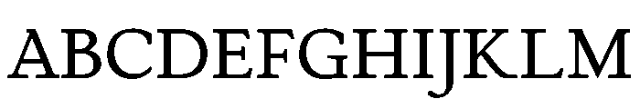 Cosmodoxia Regular Instance Font UPPERCASE