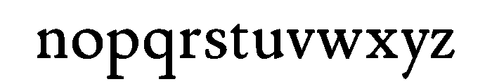 Cosmodoxia Regular Instance Font LOWERCASE