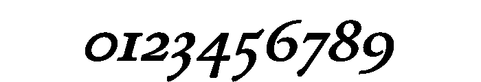 Cosmodoxia SemiboldItalic Instance Font OTHER CHARS