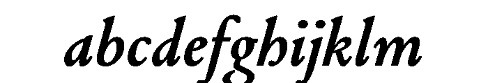 Cosmodoxia SemiboldItalic Instance FONT