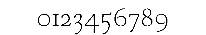 Cosmodoxia Thin Instance Font OTHER CHARS