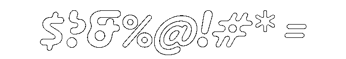 Cosplay Regular Webfont Font OTHER CHARS