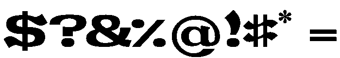 Couch Regular Font OTHER CHARS