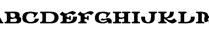 Couch Regular Font UPPERCASE