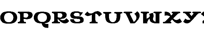 Couch Regular Font UPPERCASE