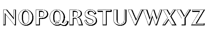 County Open Font LOWERCASE
