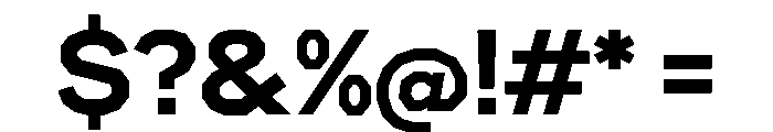Coxx TRIAL Bold Instance Font OTHER CHARS