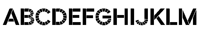 Coxx TRIAL GAPSBold Instance Font UPPERCASE
