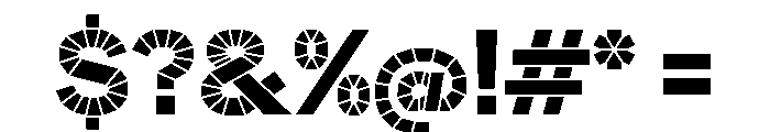 Coxx TRIAL GAPSHeavy Instance Font OTHER CHARS