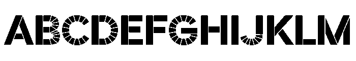 Coxx TRIAL GAPSHeavy Instance Font UPPERCASE