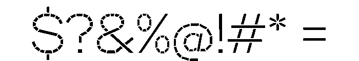 Coxx TRIAL GAPSLight Instance Font OTHER CHARS