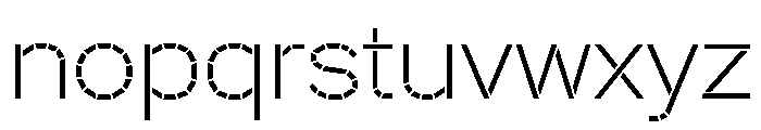 Coxx TRIAL GAPSLight Instance Font LOWERCASE