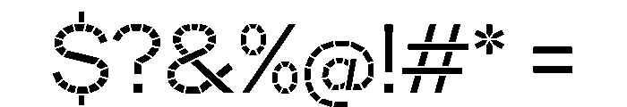Coxx TRIAL GAPSRegular Instance Font OTHER CHARS