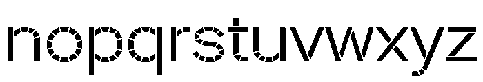 Coxx TRIAL GAPSRegular Instance Font LOWERCASE