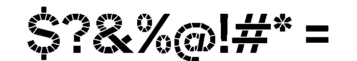 Coxx TRIAL GAPSSemiBold Instance Font OTHER CHARS